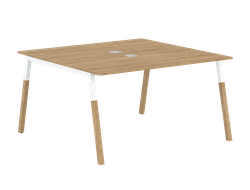 Дуб Гамильтон/ Белый/Бук