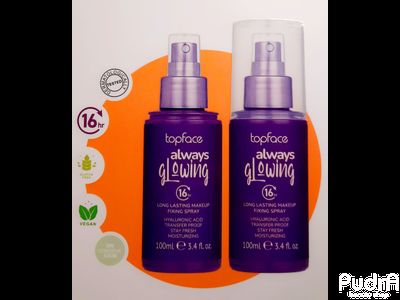 Topface фиксатор-спрей макияжа Always Glowing РТ573 100 мл, тон 001