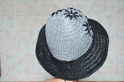 Vizio Италия 5715 F1  шляпа черно - серая