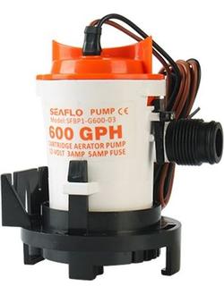 Помпа осушительная 12 В, 600GPH SFBP1-G600-03 SeaFlo