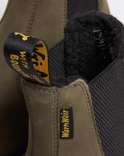Челси Dr Martens 2976 Fleece Olive