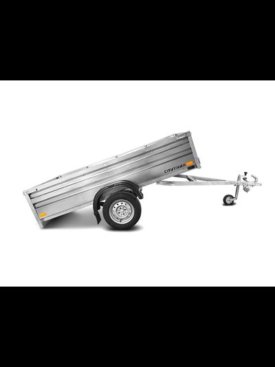 Прицеп «Спутник Expert» (2540х1300х480) оцинкованная рама, без подрамника (увеличенный борт)