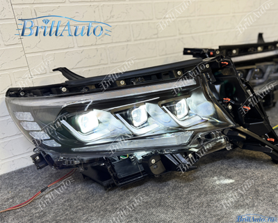 Фары Toyota Land Cruiser Prado 150 LED 2017-2024 стиль Lexus