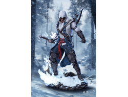 ПРЕДЗАКАЗ - Коннор Кенуэй (Assassin's Creed 3)  - Коллекционная СТАТУЯ 1/8 Assassin’s Creed Animus Connor Kenway (PA050AC) - PureArts ?ЦЕНА: 21500 РУБ.?