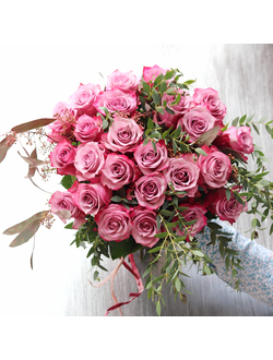 Розы Deep Purple, 25 шт.