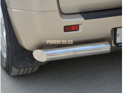 Защита заднего бампера d76 для Suzuki Grand Vitara 3D (2005-2012)