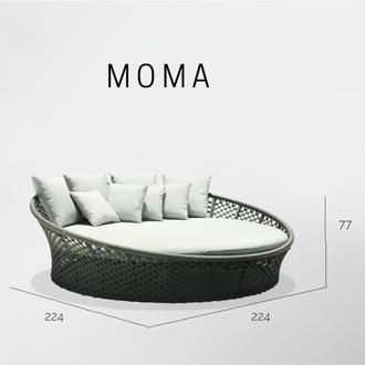Лаунж-диван плетеный Moma
