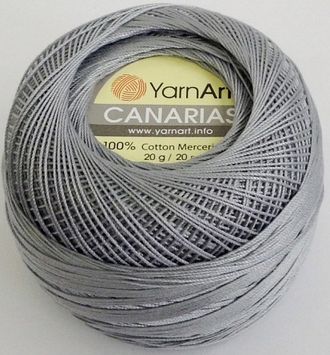 Серый арт.5326 Canaris 100%мерсеризованный хлопок 20г/203м