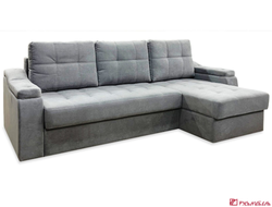 Угловой диван BELLA-12 металлокаркас (серый)