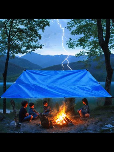 Тент Тарпаулин универсальный 3х4м 150 г/м2 с люверсами