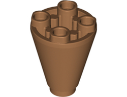 Cone 2 x 2 x 2 Inverted, Medium Nougat (49309 / 6259706)