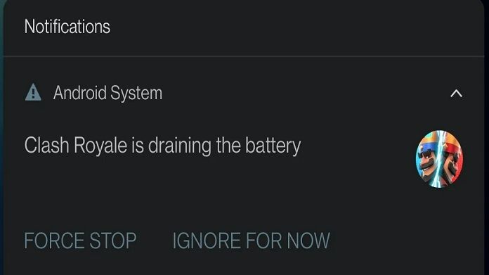 Fault for Battery Drain