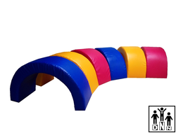 Детское спортивное полукольцо синее