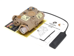 Тактический блок AN/PEQ-15 (RL + IRL) Element цвет тан (красный и ИК лазеры)