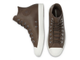 Кеды Converse Chuck Taylor All Star Leather High Top коричневые высокие