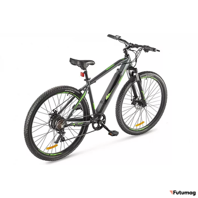 Велогибрид Eltreco Ultra LITE черно-зелёный
