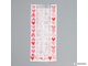 Пакет бумажный фасовочный крафт "Сердечки" 15 х 29 х 8 см с окном