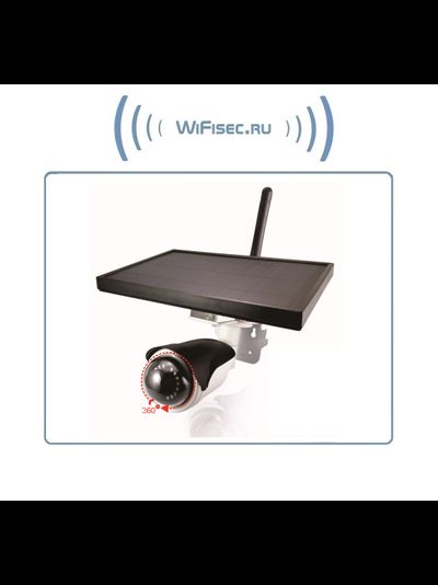 Автономная панорамная WiFi/LAN уличная видеокамера с встроенным DVR, Full HD 1080p (XMCSee)