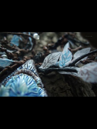 &quot;Ледяная Дриада&quot;, необычное колье в стиле фентези