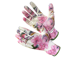 Садовые перчатки Fiesta Pinky с расцветкой в розовых тонах 8(M)