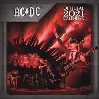 ACDC Иностранные перекидные календари 2021, ACDC Calendar 2021, Intpressshop