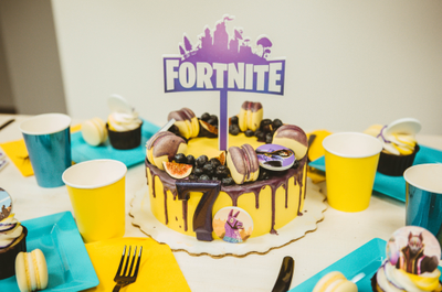 Оформление детского дня рождения в стиле "Fortnite" "№ 1462
