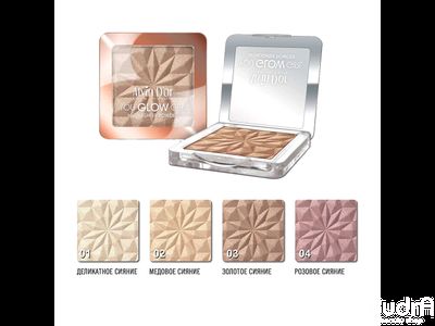 Alvin Dor Пудровый хайлайтер You Glow Girl, тон 01 деликатное сияние