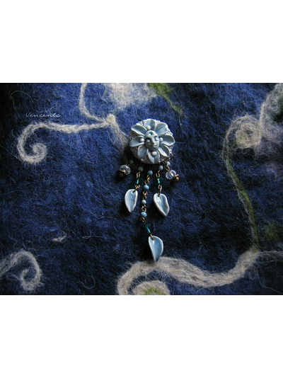 Цветок Морфея. Волшебная брошь в виде цветка из Царства Снов