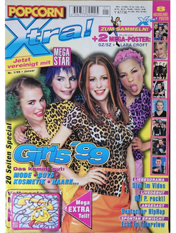 Popcorn Xtra Magazine January 1999 Echt, Aaron Carter, Die Arzte, DiCaprio, Ronan Keating, Backstree