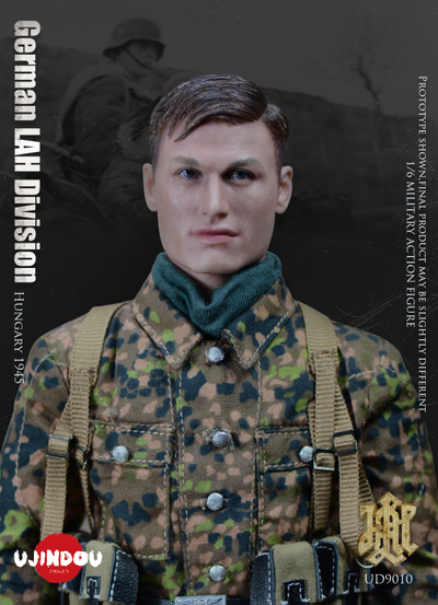 ПОВРЕЖДЕНА УПАКОВКА - Немецкий солдат в Венгрии, 1945 г - КОЛЛЕКЦИОННАЯ ФИГУРКА 1/6 WWII German LAH Division Hungary 1945 (UD9010) - UJINDOU