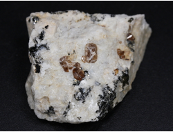 Циркон (кристаллы в породе), Россия, Южный Урал (35*31*14 мм, 20 г) №26068