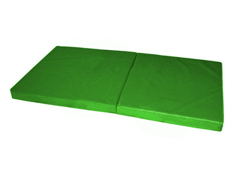 Мат гимнастический складной 2х1х0,1 метра (2000х1000х100 мм), 2 секции