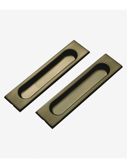 Комплект прямоугольных ручек для раздвижных дверей (2 ШТ) TIXX RENZ SDH 601 AB БРОНЗА