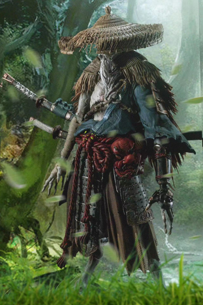 Заяц-самурай - Коллекционная фигурка 1/12 SCALE FuRay Planet Series  Nameless one The Kensai (MU-FP004) - Maestro Union