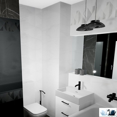 xПлитка Creto Forza Calacatta White Wall 01 25 х 60 см настенная