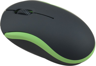 Проводная мышь Ritmix ROM-111 (черно-зеленая)