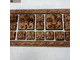 Декор-изразец к плитке под кирпич Kamastone Лилия 7231, коричневый с медью, комплект 7 шт