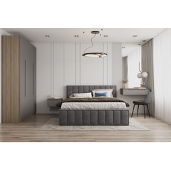 ЛАНА Кровать 1,6 с подъемным механизмом ш*д*в 1720х2150х1035мм Графит