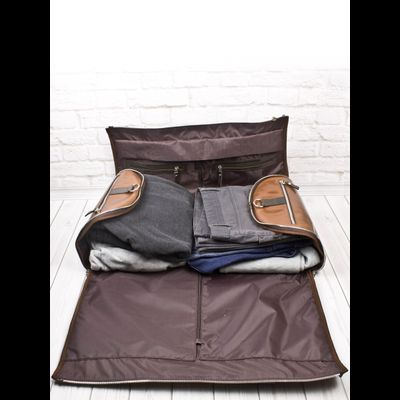 Кожаный портплед / дорожная сумка Torino Premium 
cog/brown (арт. 4037-03)