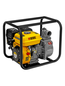 Мотопомпа бензиновая для чистой воды PX-50, 7 л.с, 2", 600 л/мин, глубина 8 м, напор 30 м Denzel