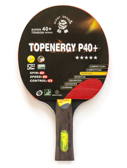 Теннисная ракетка Dragon Topenergy 5 Star New (анатомическая)