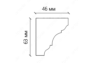 Карниз гладкий SKT28