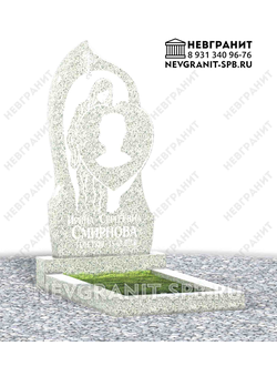 Вертикальный памятник ДГ-23 мансуровский сердце