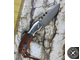 Складной нож Custom Damascus