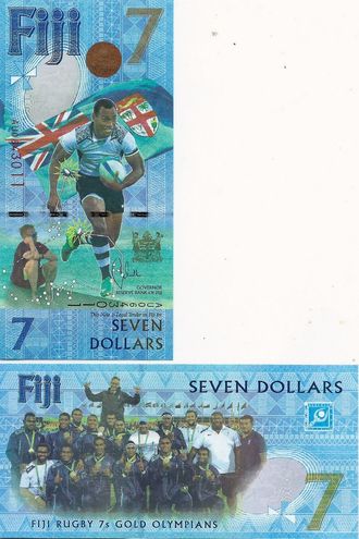 Фиджи 7 долларов 2016 (2017) г. Памятная