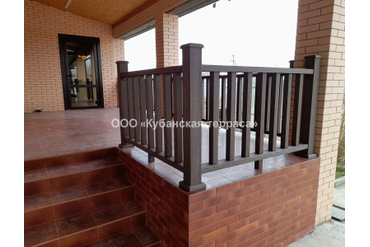 Ограждения ДПК темно-коричневый