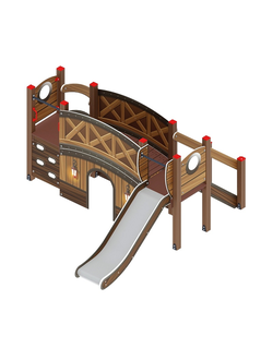 «Карапуз» ДИК 1.001.01-01 H=900 игровой комплекс