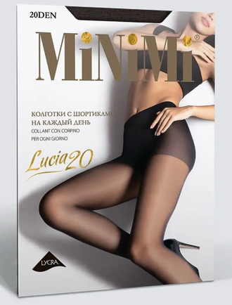 Колготки женские с шортиками MiNiMi Lucia 20 den