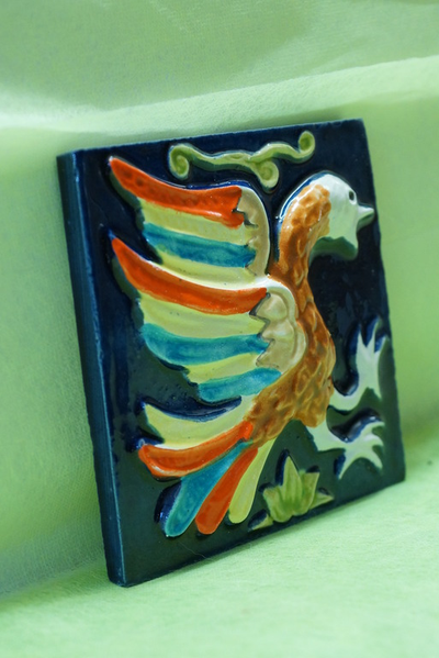 Сокол-Воин (изразцовая плитка)