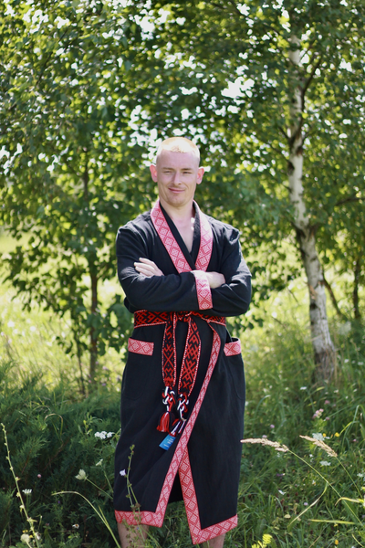 Халат для бани из крапивы